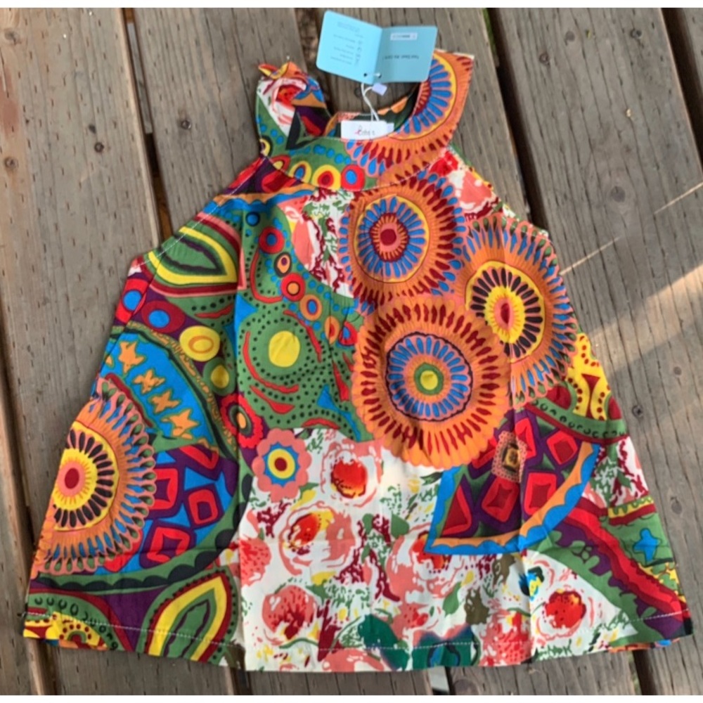 PAISLEY PRINTED SUNDRESS SIZE 2T - Picture 4 of 8